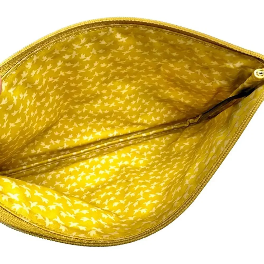 FOSSIL women's large pouch coated fabric